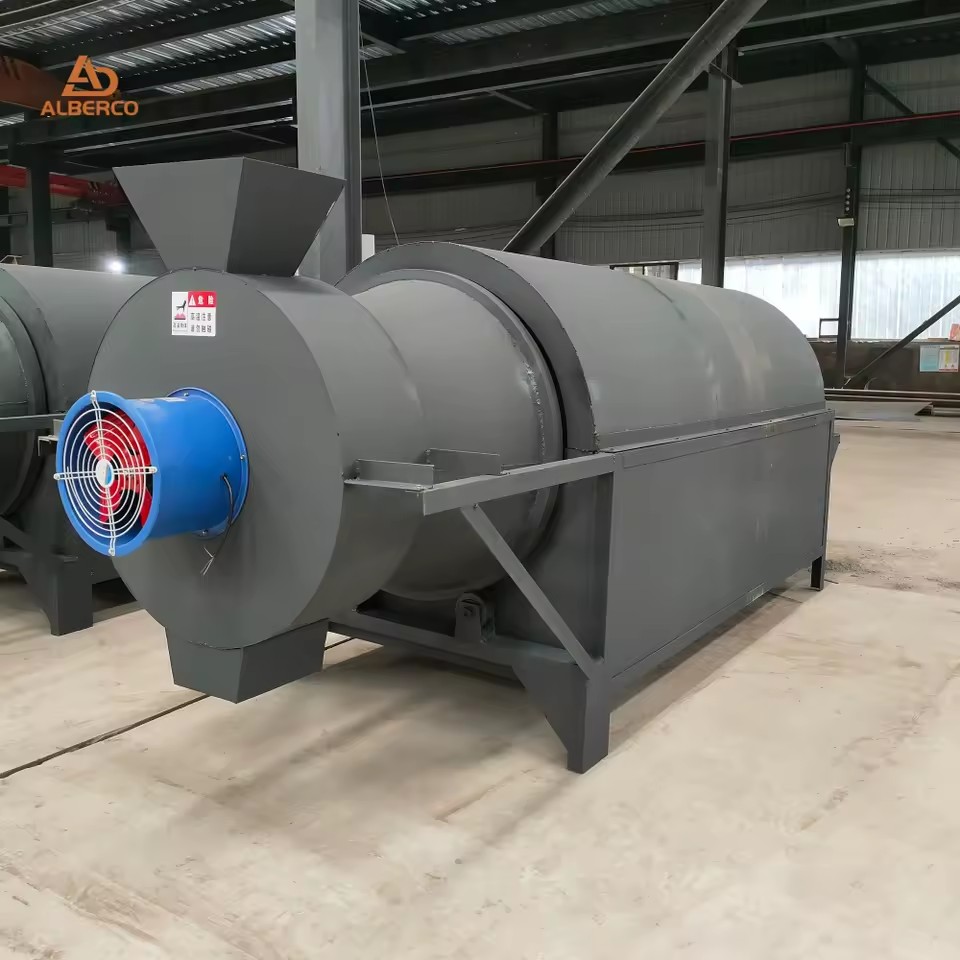 Universal Industrial Stainless Steel Rotary Drying Equipment High Throughput for Food Processing Grain Feed Sawdust Wood Chips