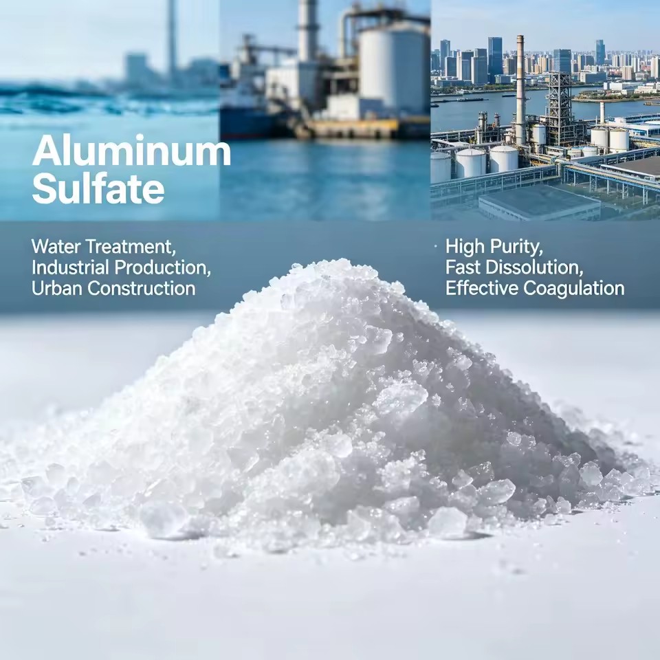 Non-ferric CAS 10043-01-3 Granular Aluminum Sulfate Soil Acidifier Horticultural Alum