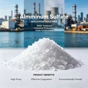 Food Grade Aluminum Sulfate 17 Granular Drinking Water Treatment Chemical