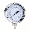 4" 100mm Compound Vacuum Pressure Gauge -30inHg~300psi Stainless Steel Radial Gauge for HVAC & Refrigeration