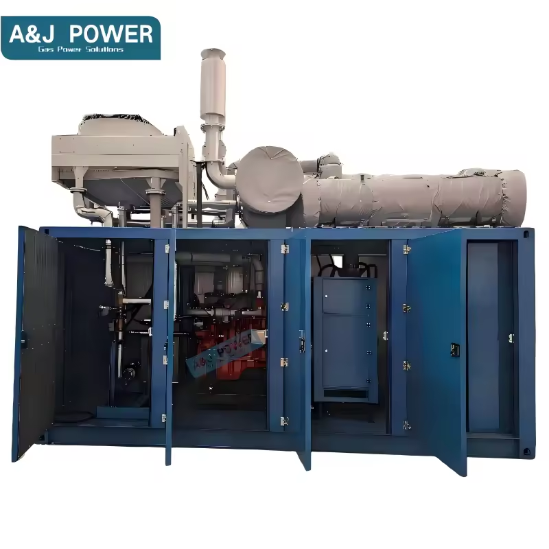 250kw Gas Generator 312.5KVA Gas Piston Generator CHP Power Plant 250KW Natural Gas Generator