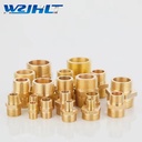 Brass Double Male Thread Smooth Surface Straight Nipple Equal & Reducing Adapter