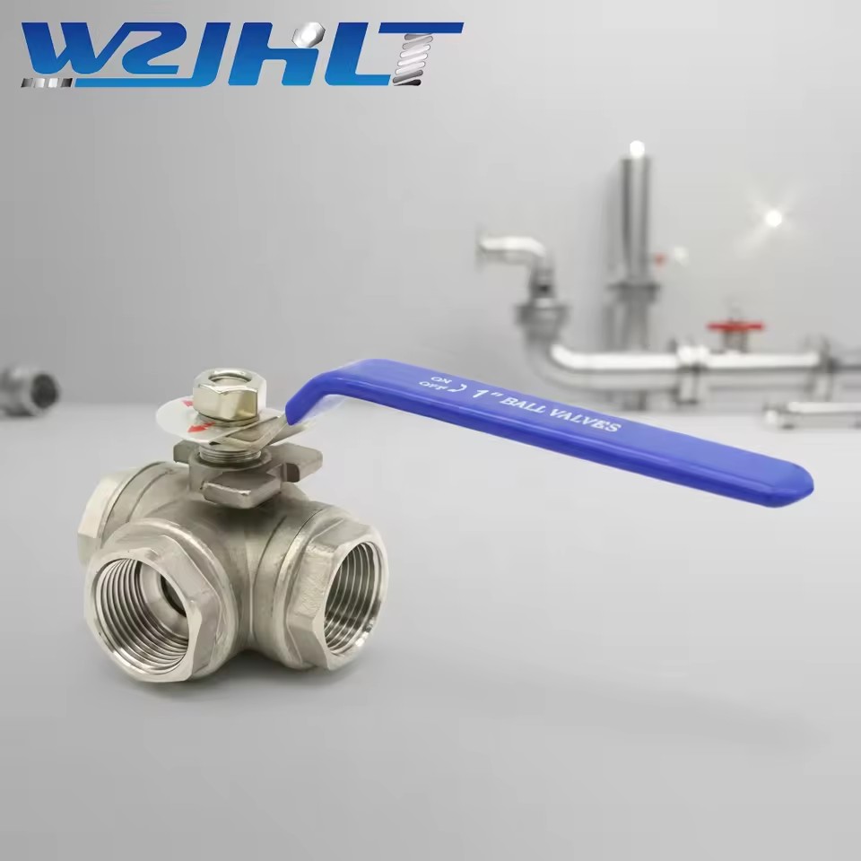 1000WOG Rated Three Way Manual Ball Valve L&T Pattern Full Port BSP Thread SS304/316 OEM Custom Valve 1 Year Warranty Media