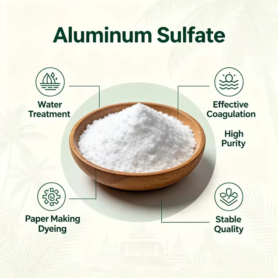 Factory Price Al2(SO4)3 Powder Leather Processing Chemical