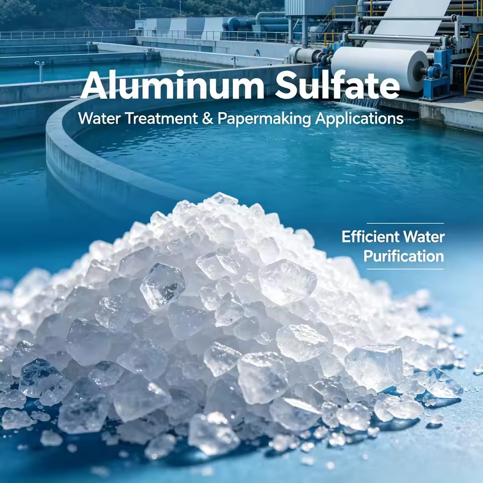 Highly Efficient Low Price 50 kg Granular Aluminium Sulphate for Wastewater Treatment Coagulant