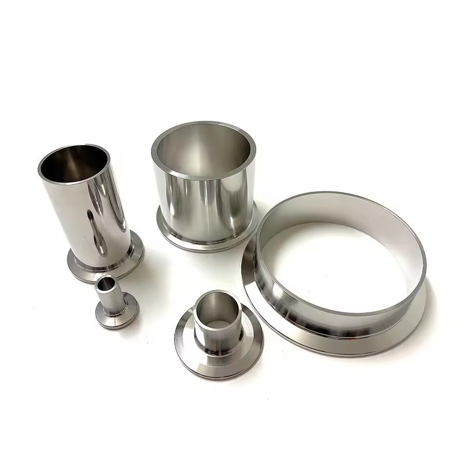 Sanitary Grade Stainless Steel 316L Polished High Quality Sanitary Fittings Weld Tri Clamp Low Pressure Food Grade Customizable