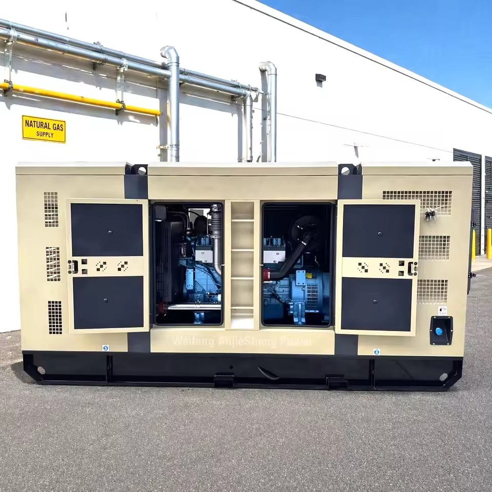 Natural Gas Power Generator Bio LPG LNG Auto Start Weichai Cummins Gas Generation Equipment 150kw Silent Gas Turbine Generators