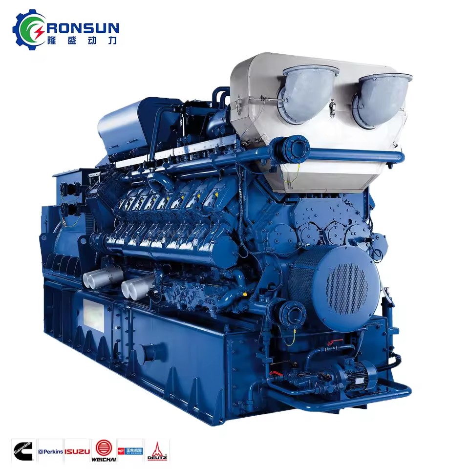 1000kVA High Efficiency Methane Gas Turbine Generator Motor Engine Biogas Landfill Gas Power Plant | 50Hz/60Hz Industrial Use