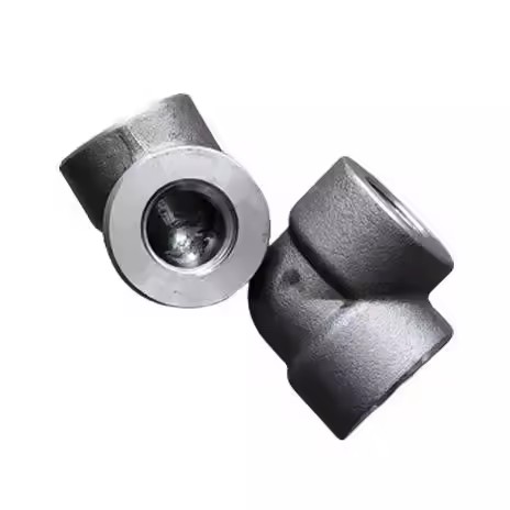 Customized Forged Carbon Steel Parts OEM Components Hot Forging Process Forging Elbow Fittings for Auto & Machinery
