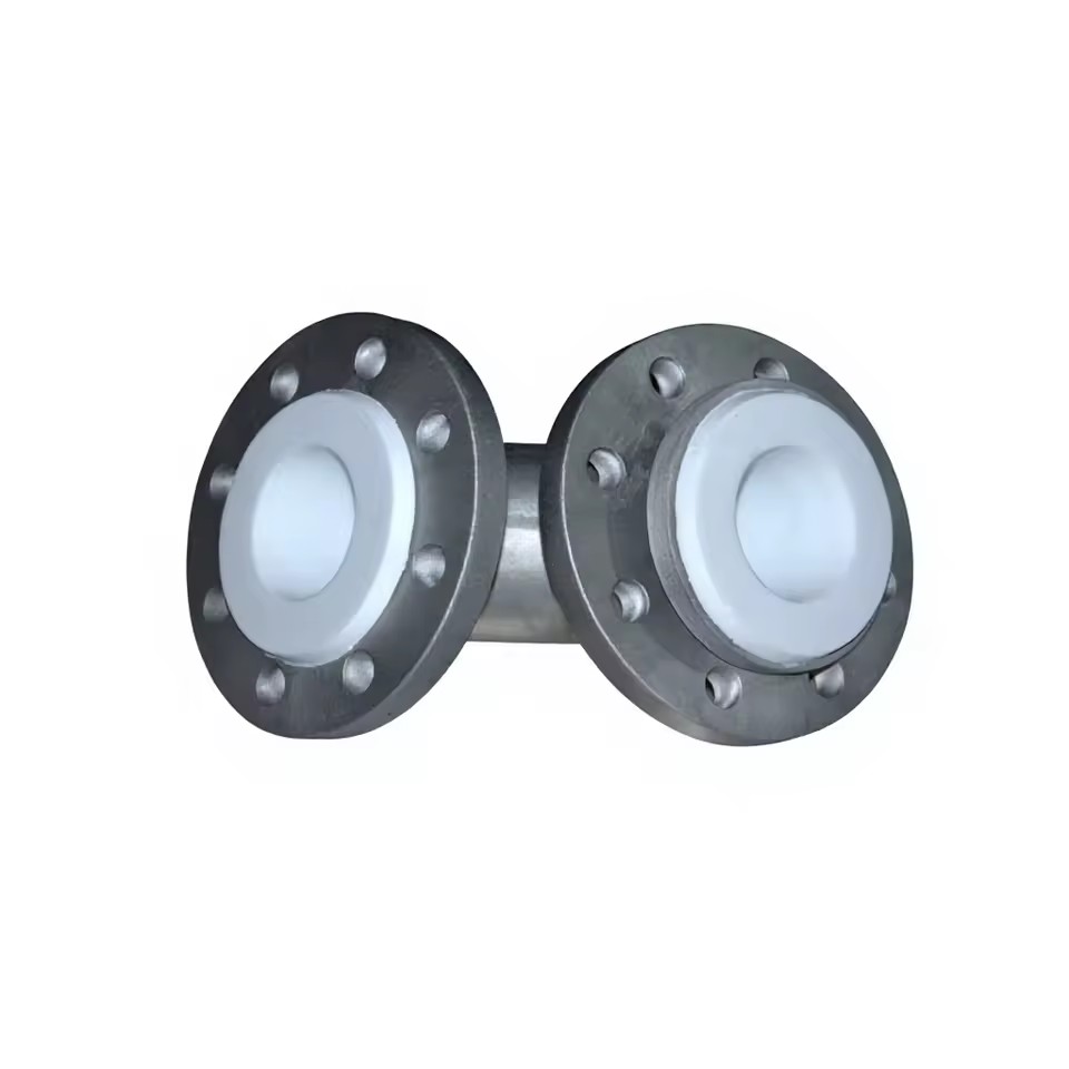 PTFE Lined Stainless Steel Elbow, Acid Transfer Pipe Fitting for Chemical Fluid System