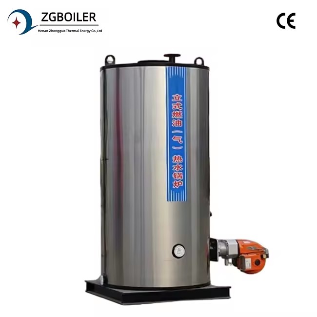1000kg/h Easy Operation Vertical Oil Gas diesel Natural Gas Steam Generator Ready Stock for Edible Oil Refining Industry