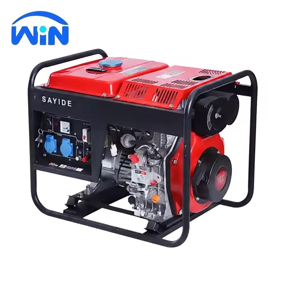 3KW Portable Gasoline Generator Single Three Phase Recoil Electric Start 12L tank Low Noise Home Camping Emergency Multi-fuel