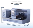 CWK6180-1500 Heavy Duty CNC Horizontal Lathe Single Spindle 800mm Swing Over Bed Turning Machine