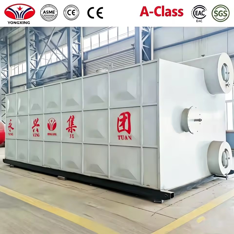 Complete Assembly SZS Oil Gas Fired Set for Commercial Steam Generation Boiler