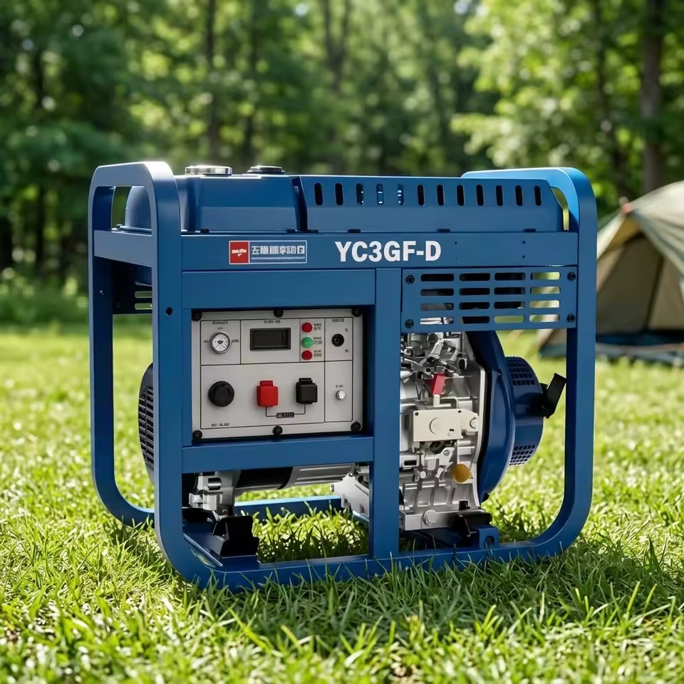 Price Manufacturer Yuchai 2.8kw 7.5kw Water Cooled Power Plant Gas Turbine Electric Diesel Generator Machine Set