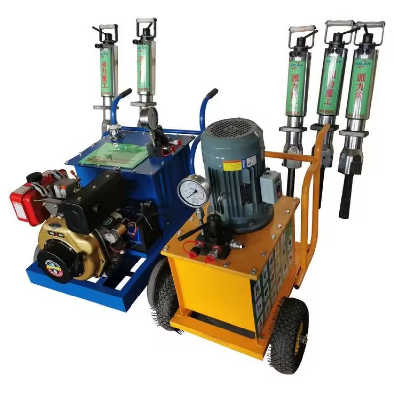 New Hydraulic Rock Splitter Guns Stone Splitting Machine