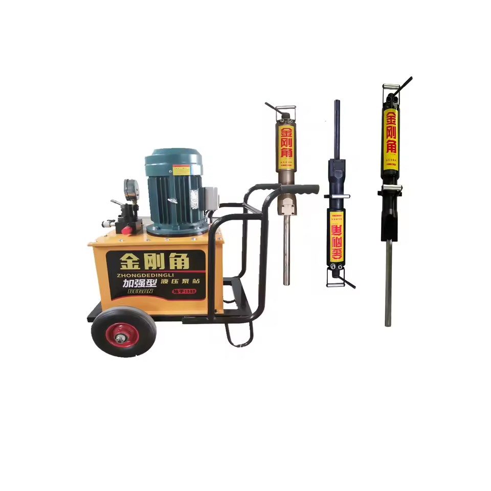 Selient Quarrying Mining Equipment Hydraulic Rock Splitter with Pump Electric Powered Construction Demolition Tool