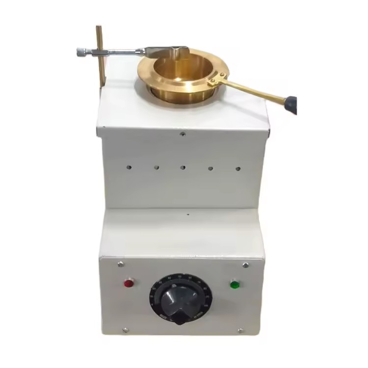 Electrically Heated Oil Lubricant Flash Fire Point Testing Equipment Cleveland Open Cup (COC) ASTM D-92 Compliant Manual 220V 1