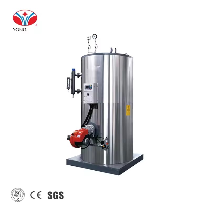 Industrial Vertical Liquefied Petroleum Gas/gasoline Steam Generator with Water Tube Structure, Low Pressure.