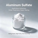 Professional Supplier of Water Treatment Chemical Aluminum Sulfate 17-18% / 25 kg Bag