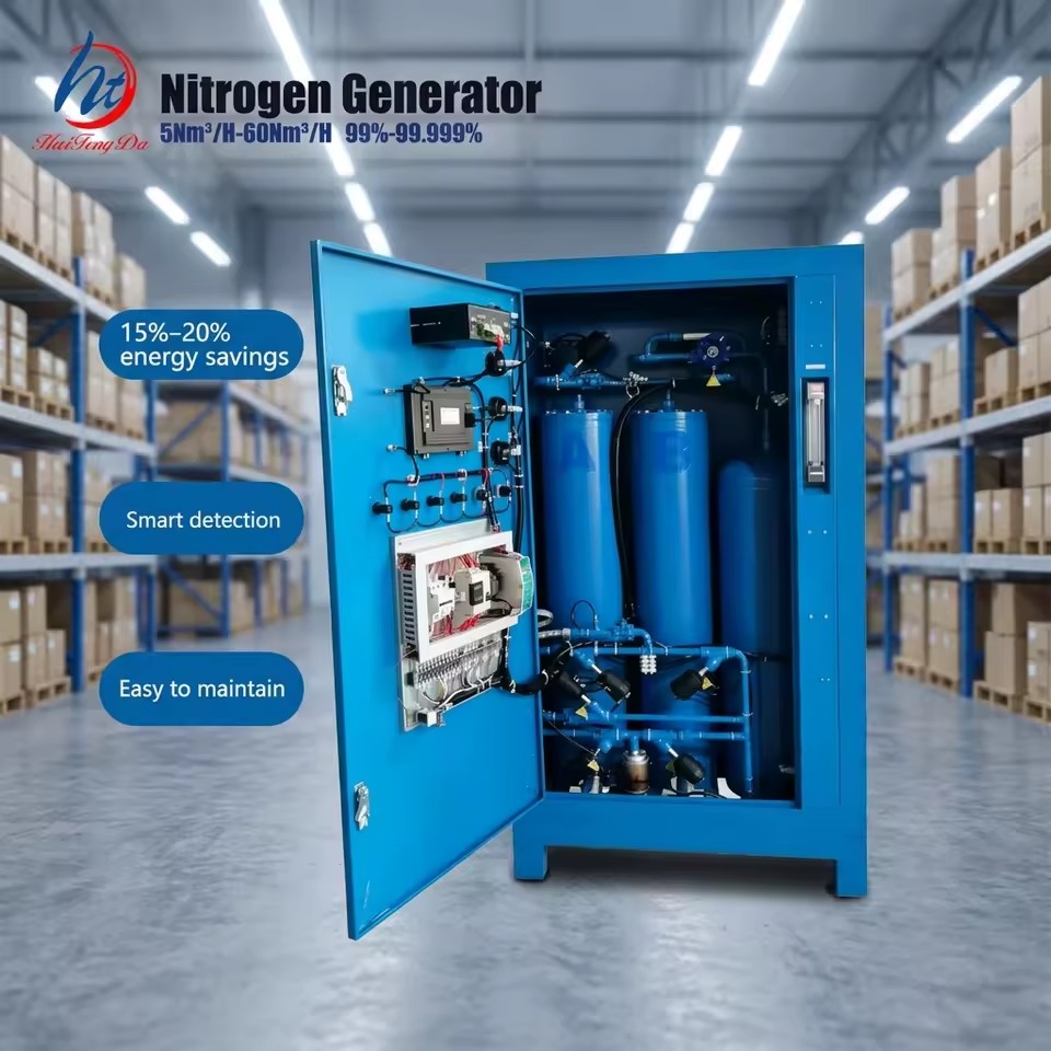 PSA Nitrogen Generator 30 Standard Cubic Meters 99.9% High Quality for Fresh Keeping Gas Separator