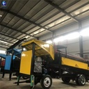 Wheeled Movable Gold Trommel High Throughput Heavy Duty Placer Gold Processing Plant
