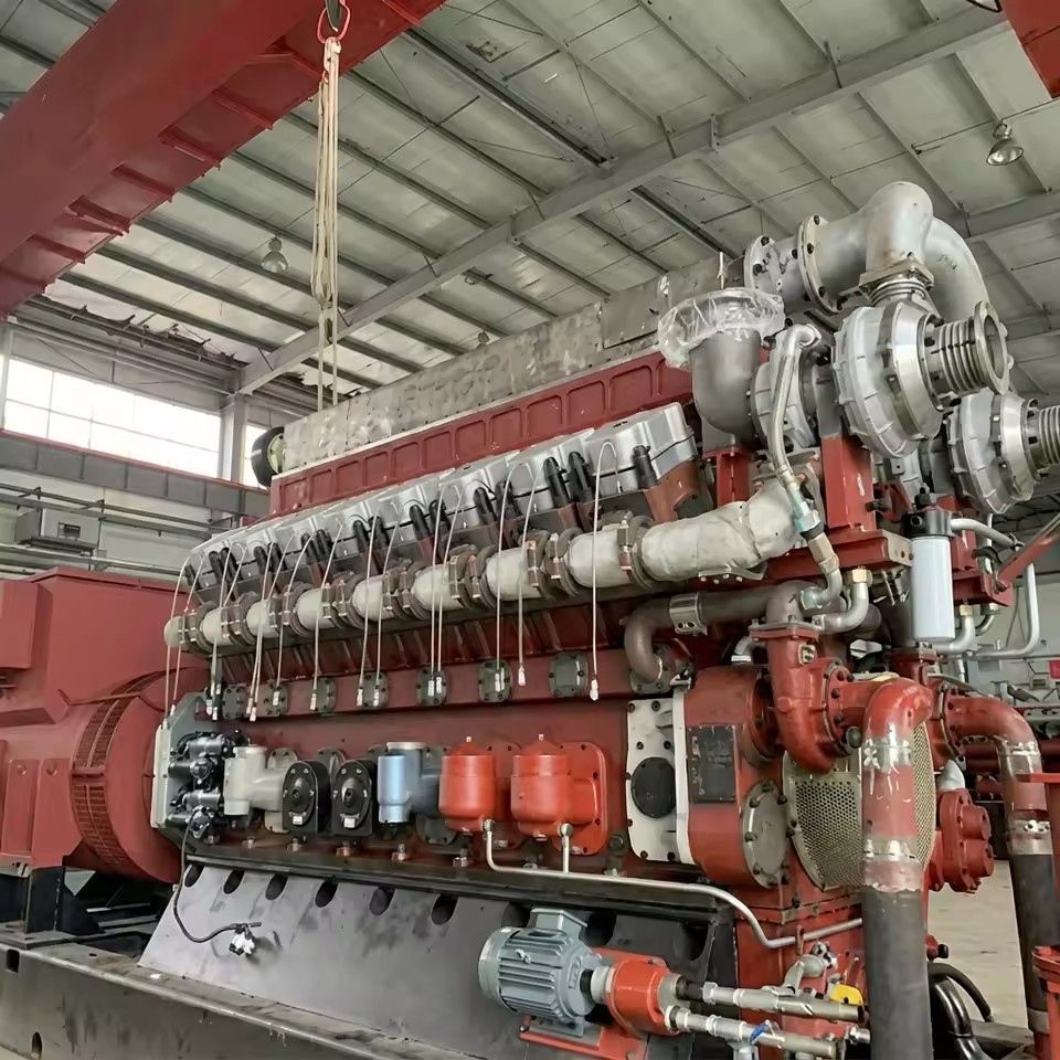 1200GFZ-PWJ 1200kW Biogas Generator Gas Genset Water Cooled 41% Efficiency Industrial Use 11kV 50/60Hz 24V DC Electric