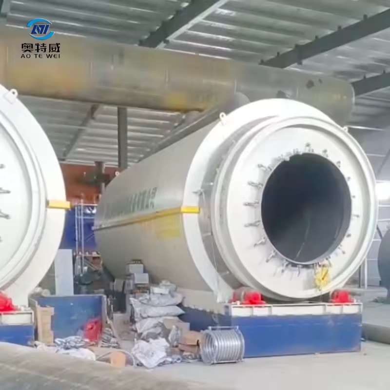 Flexible Petroleum Oily Sludge Refinery Waste Used Tires Recycle Into Fuel Oil Easy Install Pyrolysis Machine