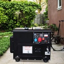Factory Price Silent Type Diesel Generator 6KW 8KW 10KW 15KW 20KW Auto Start with ATS+Wheels+Gas 50/60Hz 1/3 Phase