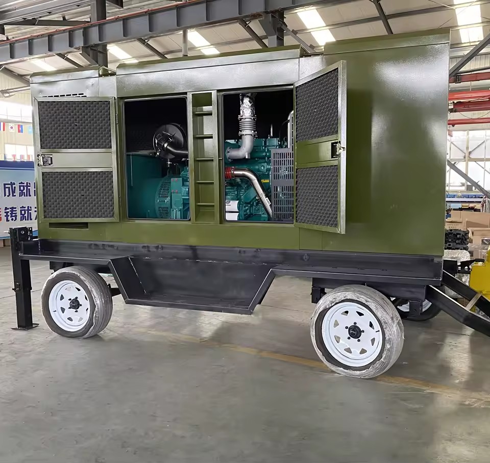Portable AC Silent Diesel Generators Diesel Genset Strong Power 12kW-50kW Commercial Diesel Generator for Emergency