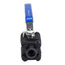 Three Piece High-pressure 800 Pound A105 Forged Ball Valve with Butt Welding and Sleeve Welding