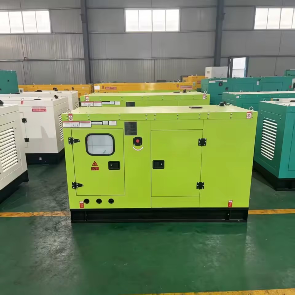 Durable 4 Cylinder Diesel Generators 15 KVA 20KW 25KW 30KVA 50KW 100 kva Silent diesel Generator With 8 Hour Fuel Tank Industry