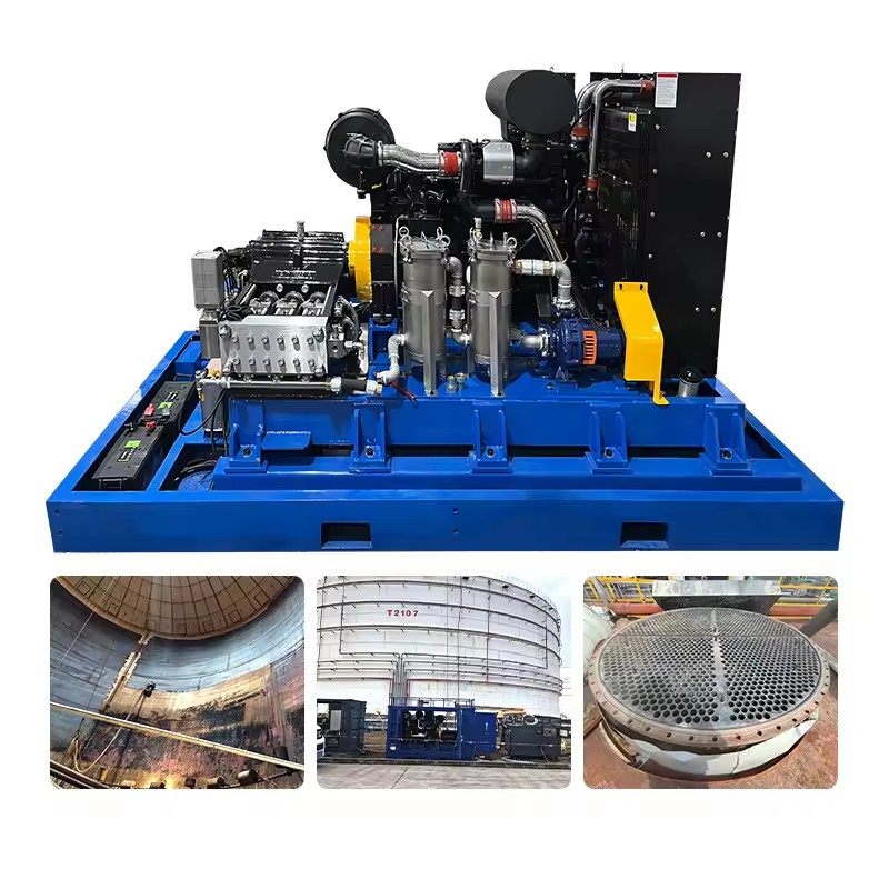 High Pressure Plunger Pump 253DD2 Water Jet Cleaning Machine Rust and Paint Removal Derusting