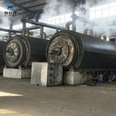 Scrap Tires Post Consumer Plastics Petroleum Sludge Into Fuel Oil Pyrolysis Machine Waste Plastic