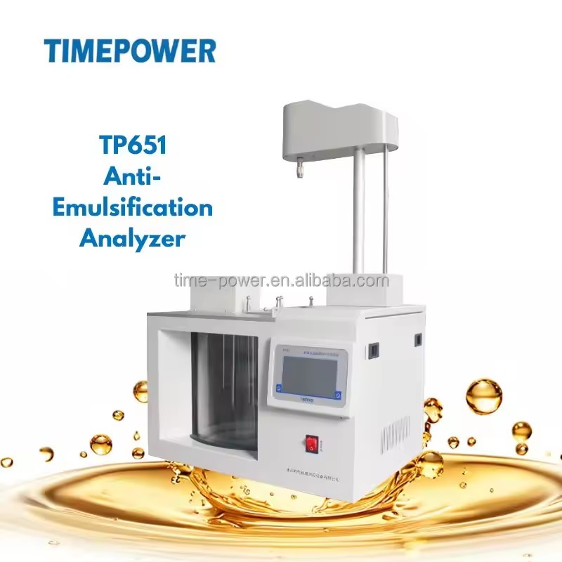 Semi Automatic Anti-Emulsification Performance Tester High Viscosity Lubricating Oil 0.1 Accuracy IP55 220V Testing Equipment