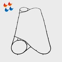 SIGMA M106/SIGMA M136/SIGMA M156 Replacement NBR EPDM Gasket Clip-on for Plate Heat Exchanger