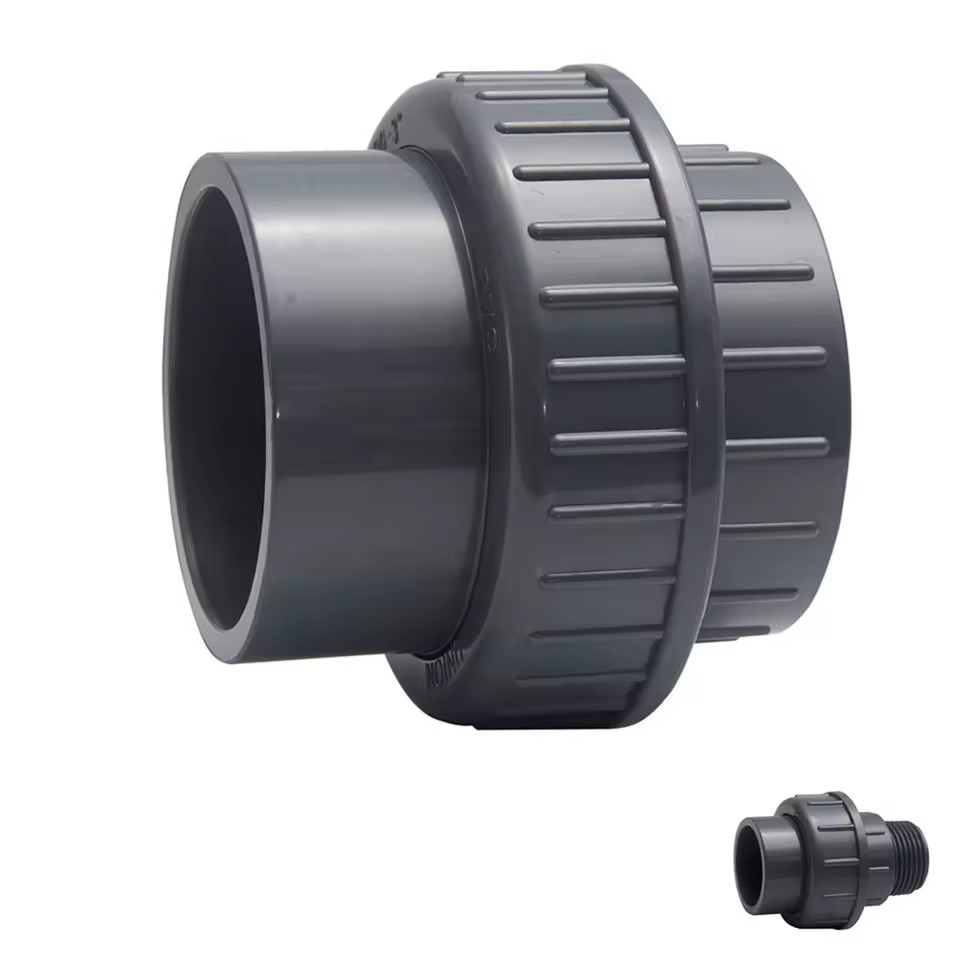 Factory Pvc Pipe Union Water Rotary Union for Plumbing Water Swimming Pool Socket Thread