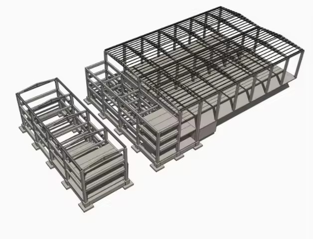 Prefab Heavy Industrial Steel Structure Warehouse Q355B/Q235B Steel Frame Workshop Construction High-Strength H Beam Design