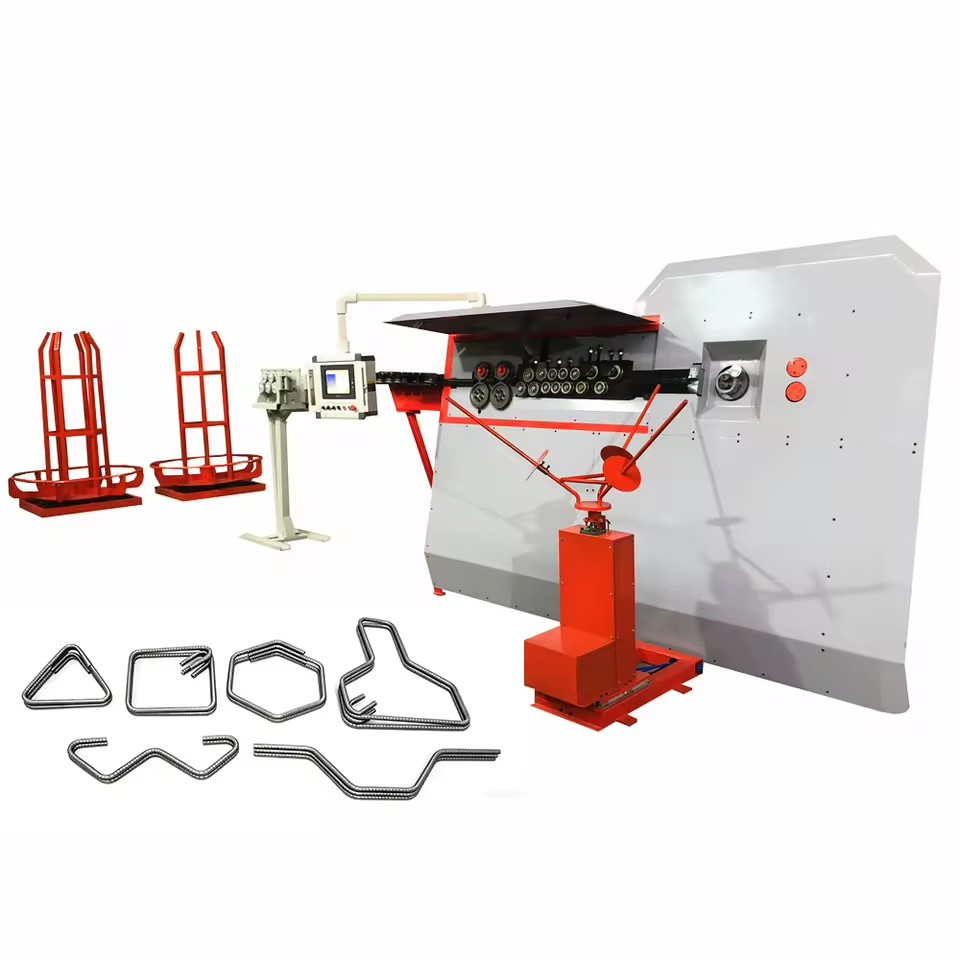 Multi Shape Automatic CNC Rebar Stirrup Bending Machine Low Carbon Round Bar Processing Machine Construction Bridge Engineering