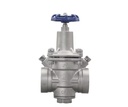 Manual Stainless Steel Pressure Reducing Valve with Gauge for Water and Gas