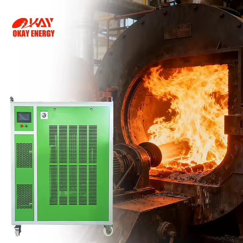Fuel Saving Device HHO Gas Burner Oxyhydrogen Gas Generator for Industrial Boiler Heating Improve Combustion Efficiency