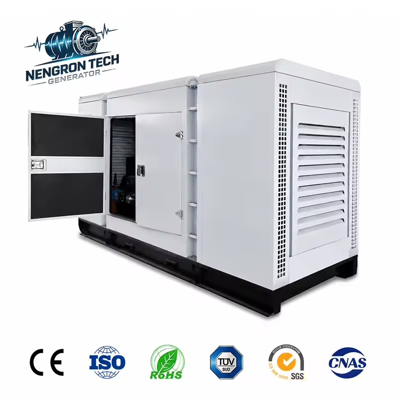 Low Noise Gas Generator Multi-protection Control System 250kW Gas Generator Set ISO Certified for Edge Data Center
