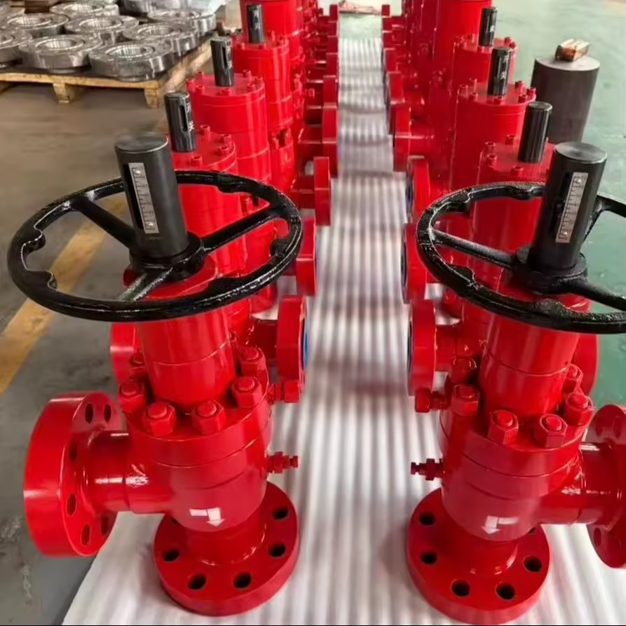 High Pressure API 6A Hydraulic Control Choke Manifold Wellhead Drilling Manual Adjustable Choke Valve Flanged Gate Valve