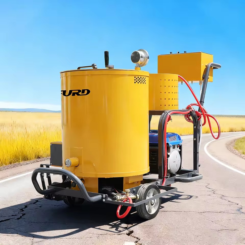 Discounted Price Asphalt Crack Sealing & Road Patching Machine with Engine and Pump 1 Year Warranty