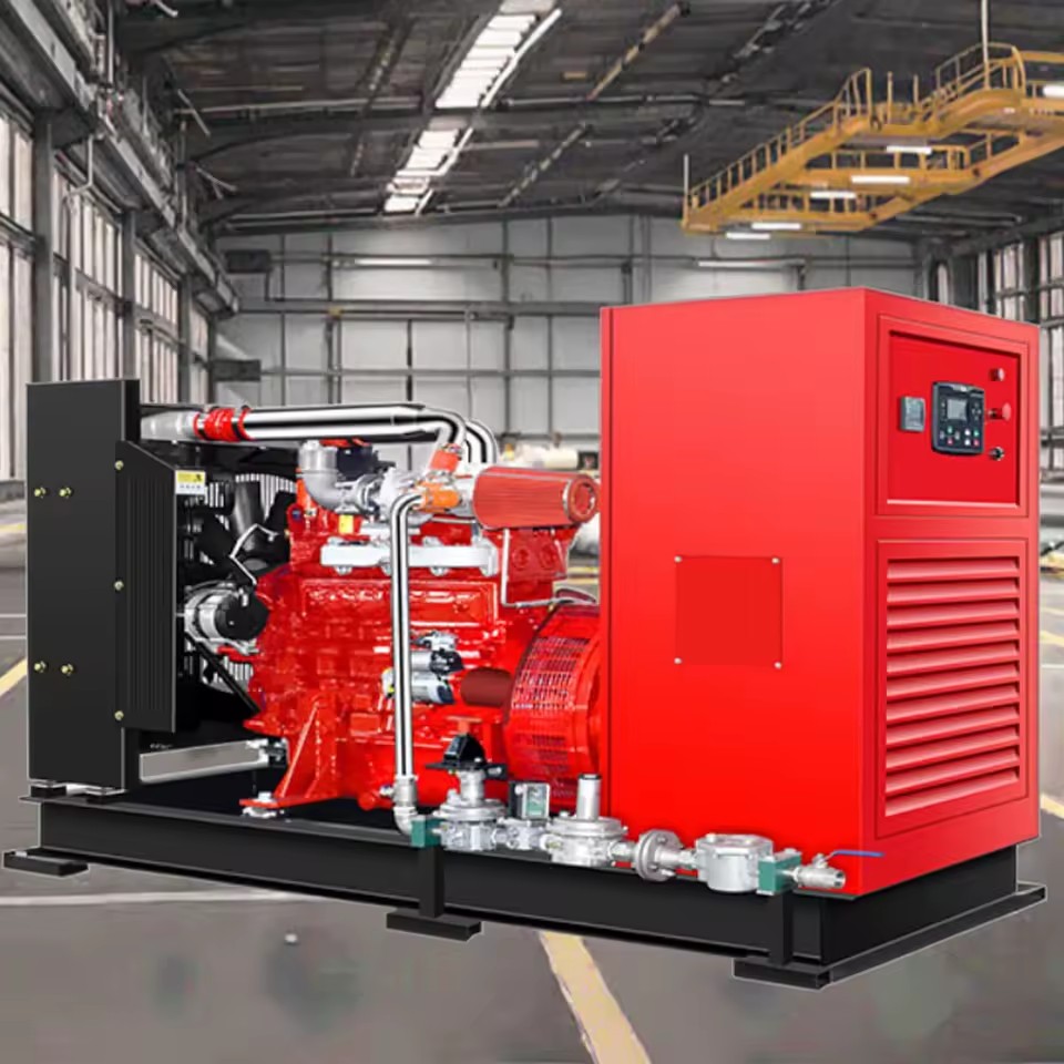 Open LPG Bio Methane Propane Silent Natural Gas Engine Generation Gas for Industry Gas Generator Equipment Set