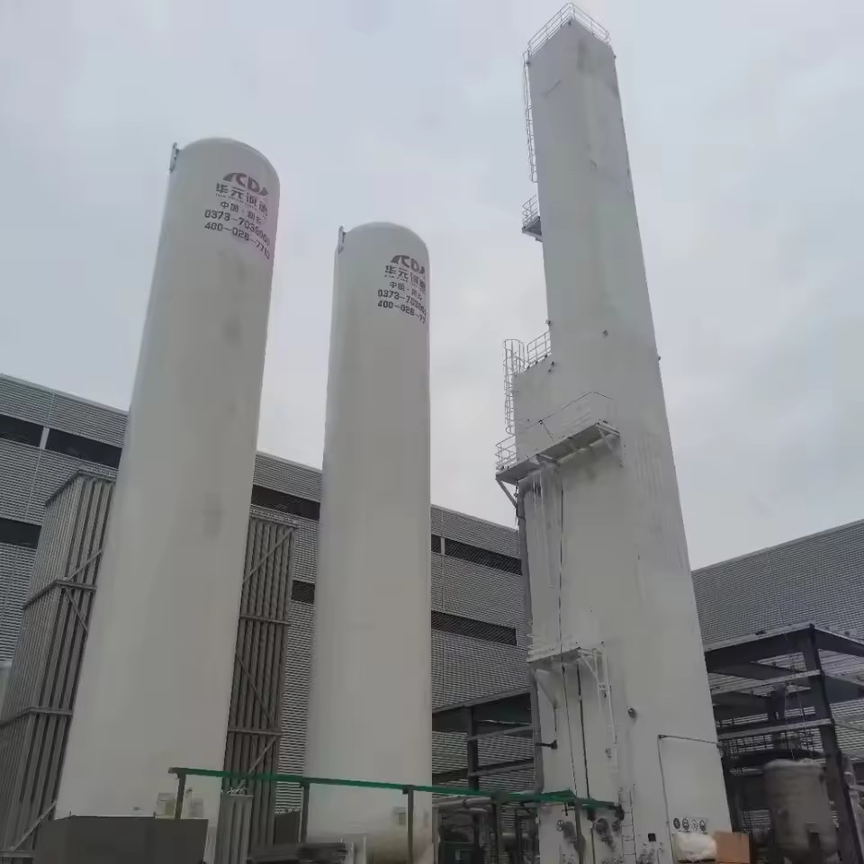 Cryogenic Liquid Air Separation Unit Oxygen Nitrogen Production Plant Distillation Column Generator System Industrial Gas Supply