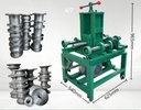 Electric Pipe Bending Machine 2200W 380V Steel Rebar Bender 76mm Round Pipe Bender Die Automatic Square Tube Bending Machine