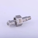 NAI-LOK DIN477 No.3 Oxygen Cylinder Connector SS316 Gas Cylinder Adapter 1/4 MNPT High Pressure 3000psi O2 Valve Connector
