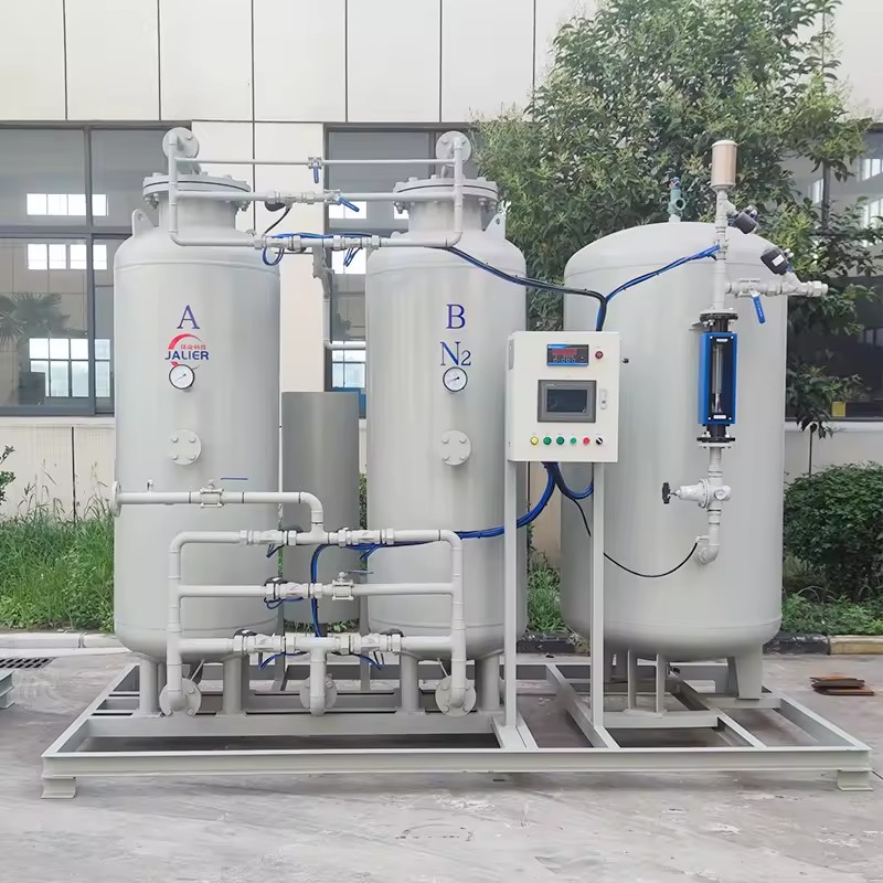 Professional Customization 100Nm/h 99.99% Purity Nitrogen Gas Generating Unit PLC Air Compressor Pump 220V for Pharmaceutical