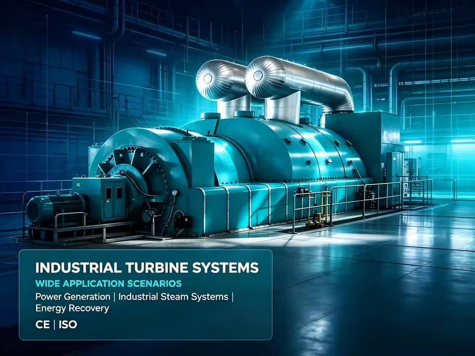 Bowzon Eco-Friendly High Temperature Alloy Blade Large Capacity Natural Gas Generator for Power Plant EPC Projects